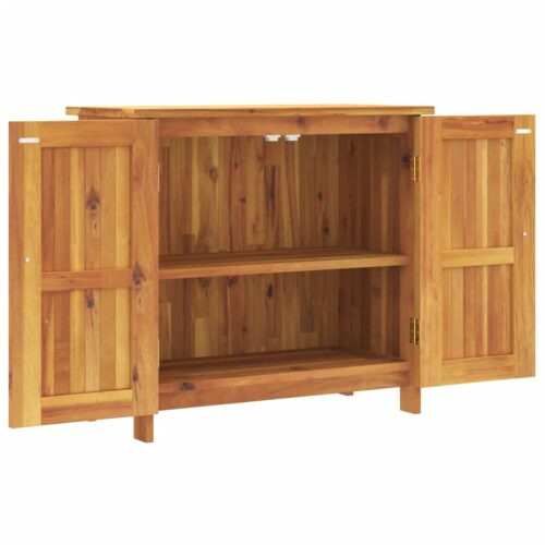 Garden Cabinet 75x35x70cm Solid Wood Acacia - Image 3