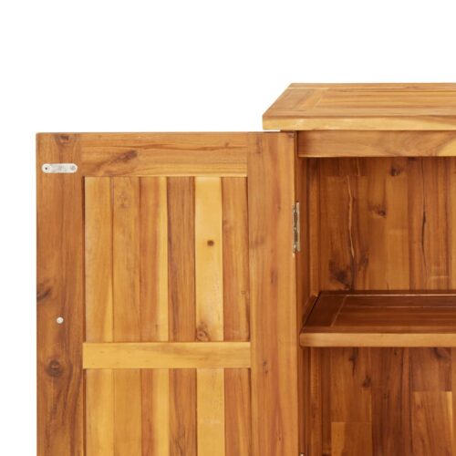 Garden Cabinet 75x35x70cm Solid Wood Acacia - Image 9