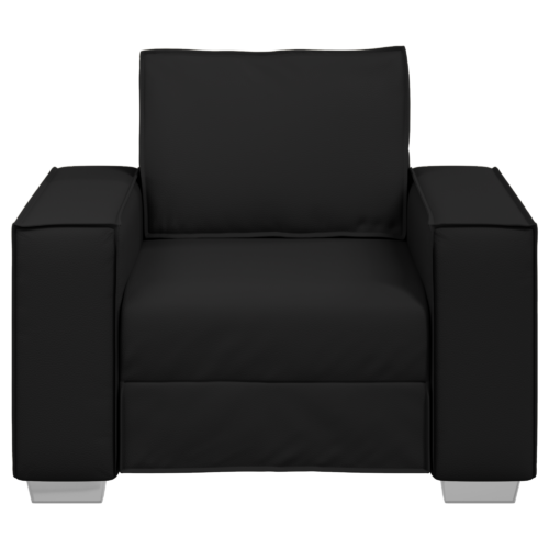 vidaXL Black Faux Leather Sofa Chair - 59 cm - Image 5