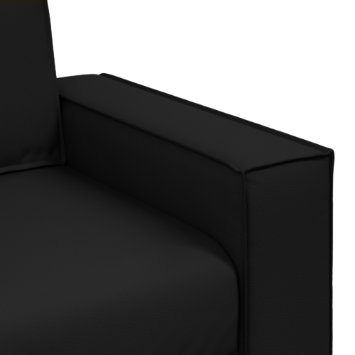 vidaXL Black Faux Leather Sofa Chair - 59 cm - Image 7
