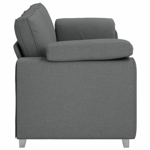 vidaXL 3-Seater Couch Dark Grey 178 cm Fabric - Image 6