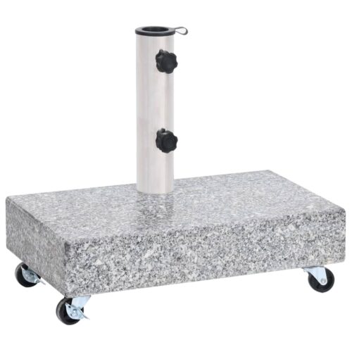 Umbrella Base Light Grey 45x25x8.3cm Granite