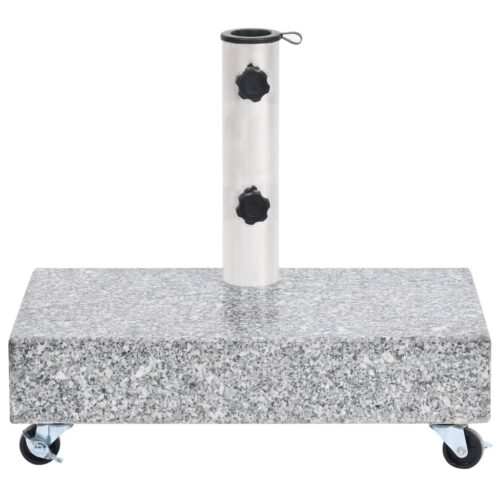 Umbrella Base Light Grey 45x25x8.3cm Granite - Image 2
