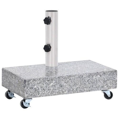 Umbrella Base Light Grey 45x25x8.3cm Granite - Image 4