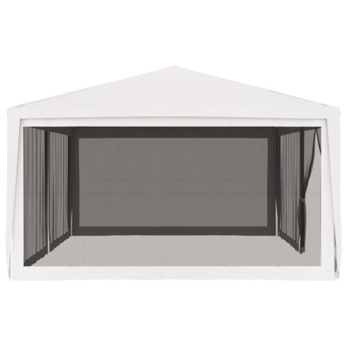 Outdoor Gazebo Event Party Wedding Garden Camping Tent Mesh Sidewalls 4x6M White - Image 4