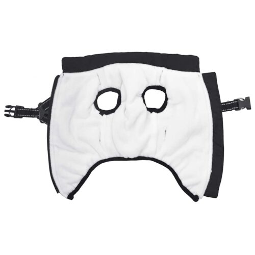 Dog Coat with Harness Waterproof Reflective Black S - Image 3