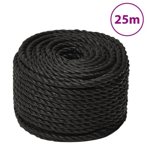Work Rope Black 10 mm 25M Polypropylene - Image 7