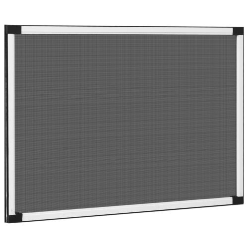 Extendable Window Insect Screen Aluminium Shade Mesh Privacy Blind White (75-143)x50cm - Image 3