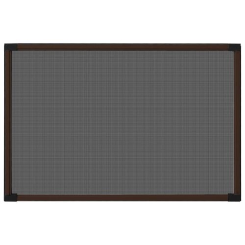 Extendable Window Insect Screen Aluminium Shade Mesh Privacy Blind Brown (100-193)x75cm - Image 4