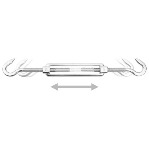 12-Piece Sunshade Sail Accessory Set Stainless Steel - Image 2
