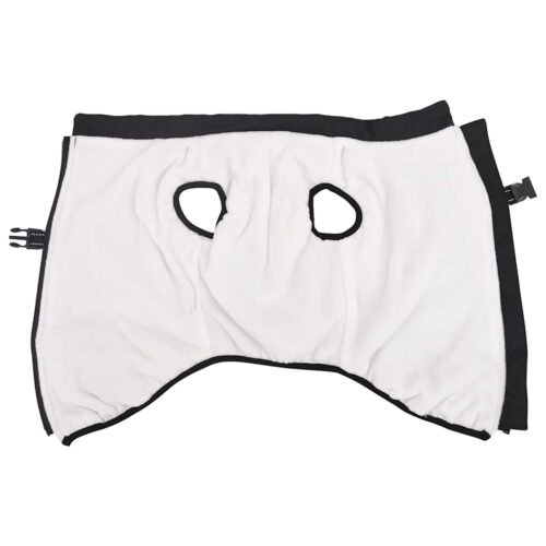 Dog Coat with Harness Waterproof Reflective Black 3XL - Image 3