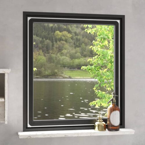 Magnetic Window Insect Screen Shade Mesh Privacy Blind White 130x150cm