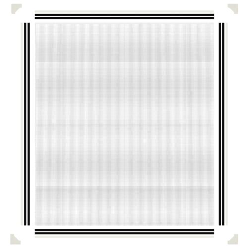 Magnetic Window Insect Screen Shade Mesh Privacy Blind White 130x150cm - Image 6