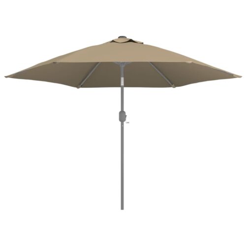 Replacement Fabric for Outdoor Parasol Taupe 300cm - Image 4