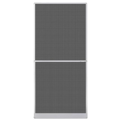 White Hinged Insect Screen for Doors 100 x 215cm - Image 2
