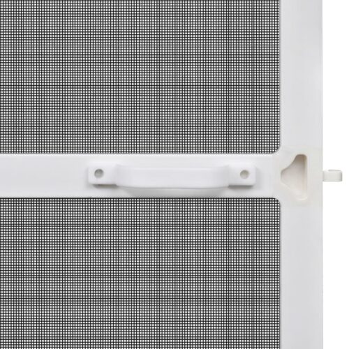 White Hinged Insect Screen for Doors 100 x 215cm - Image 4