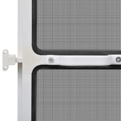 White Hinged Insect Screen for Doors 100 x 215cm - Image 7