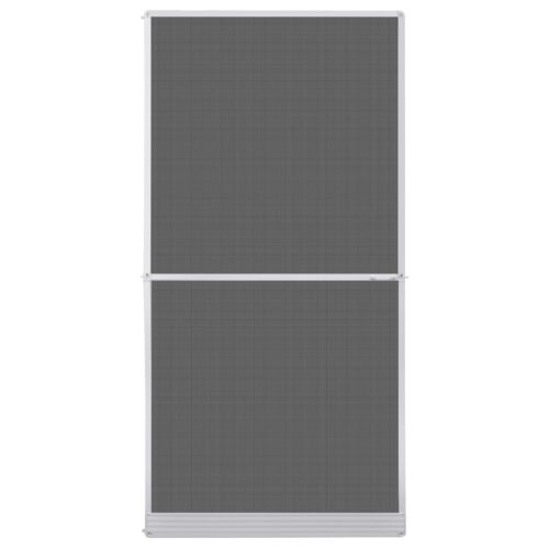 White Hinged Insect Screen for Doors 120 x 240cm - Image 2