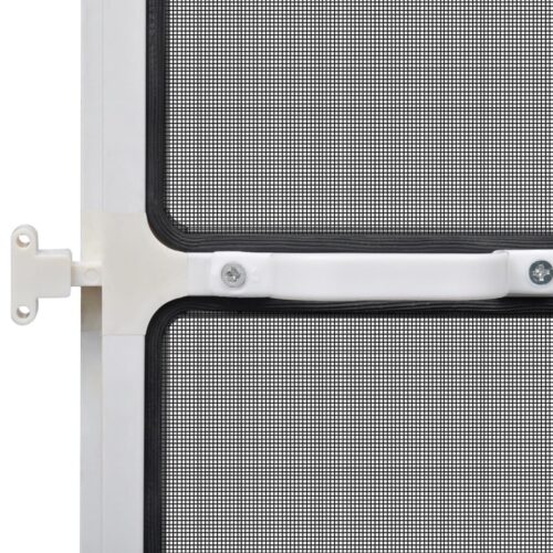 White Hinged Insect Screen for Doors 120 x 240cm - Image 7