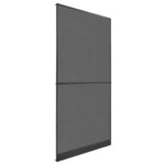 Hinged Insect Screen for Doors Anthracite 100x215cm