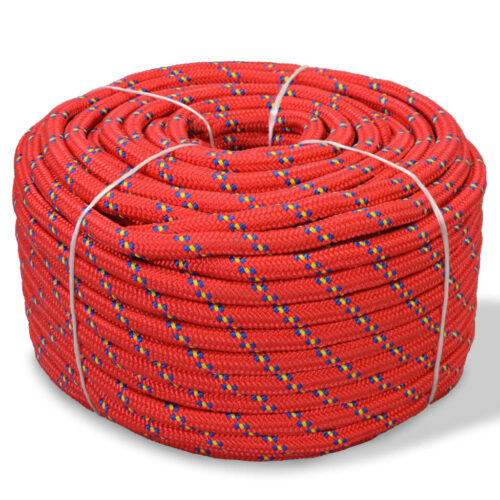 Marine Rope Polypropylene 10mm 50M Red