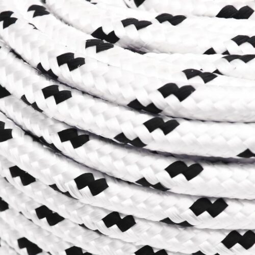 Braided Boat Rope White 6 mmx100M Polyester - Image 3