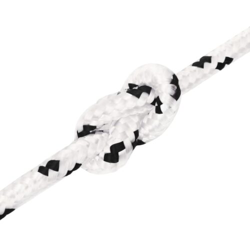 Braided Boat Rope White 6 mmx100M Polyester - Image 4