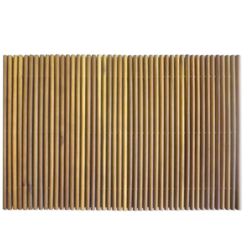 Bath Mat Acacia Wood 80x50cm - Image 3