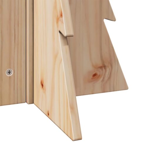 Wooden Christmas Tree for Decoration 69.5cm Solid Pine Wood - Image 6