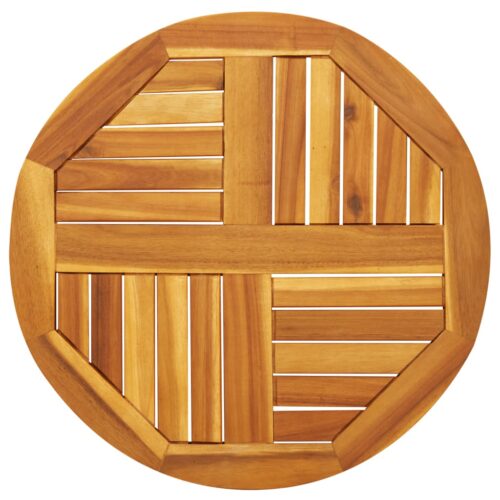 Table Top 60x2cm Round Solid Acacia Wood Timber DIY Desk Panel Board - Image 2