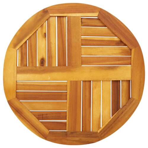 Table Top 60x2cm Round Solid Acacia Wood Timber DIY Desk Panel Board - Image 6