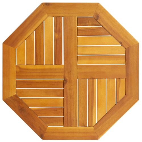 Table Top 60x60x2cm Octagonal Solid Wood Acacia DIY Desk Panel Board - Image 2