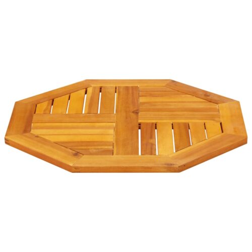 Table Top 60x60x2cm Octagonal Solid Wood Acacia DIY Desk Panel Board - Image 3