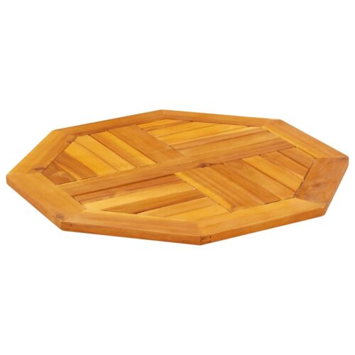 Table Top 60x60x2cm Octagonal Solid Wood Acacia DIY Desk Panel Board - Image 4