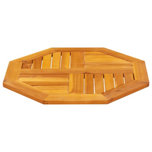Table Top 60x60x2cm Octagonal Solid Wood Acacia DIY Desk Panel Board - Image 5