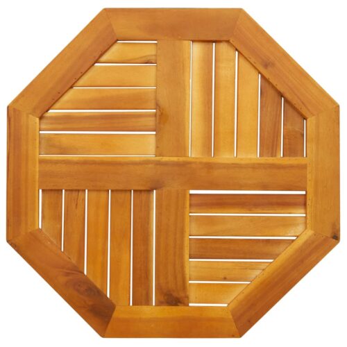 Table Top 60x60x2cm Octagonal Solid Wood Acacia DIY Desk Panel Board - Image 6