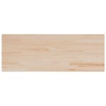 Table Top 110x40x1.7cm Rectangular Solid Pine Wood DIY Desk Panel Board