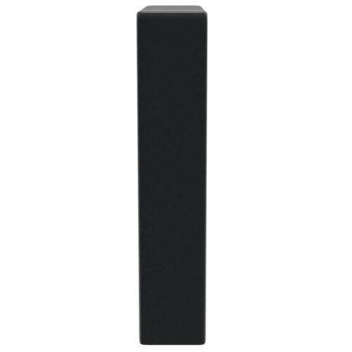 Shelf Brackets for Washbasin 2pcs Black Trapezium Steel - Image 5