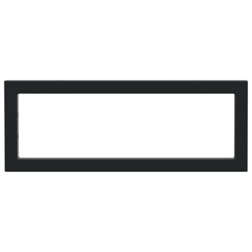 Shelf Brackets for Washbasin 2pcs Black Rectangular Steel - Image 6