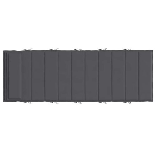 Sun Lounger Cushion Anthracite 180x60x4cm Oxford Fabric - Image 5