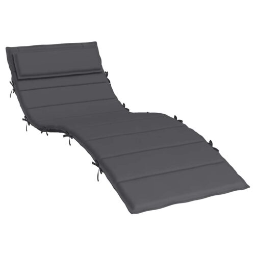 Sun Lounger Cushion Anthracite 180x60x4cm Oxford Fabric - Image 10