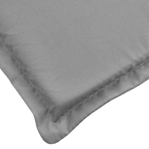 Sun Lounger Cushion Grey 180x60x4cm Oxford Fabric - Image 6