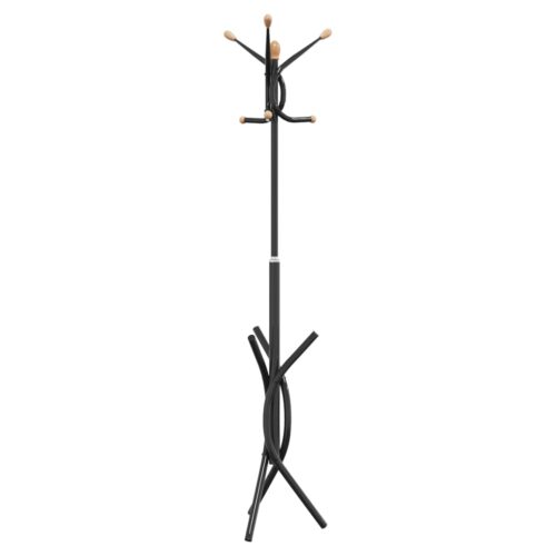 Coat Stand Black 176cm Powder-coated Iron - Image 2