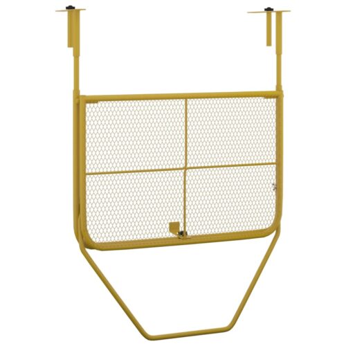 Balcony Table Gold 60x40cm Steel - Image 5