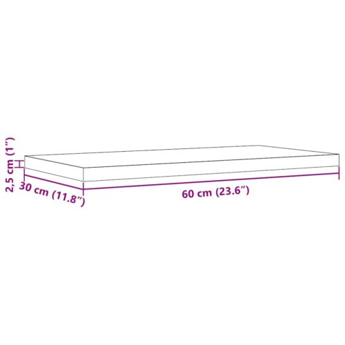 Table Tops 2pcs 60x30x2.5cm Rectangular Solid Pine Wood DIY Desk Panel Board - Image 10