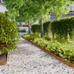 Lawn Edgings 10pcs 10x103cm Flexible Corten steel