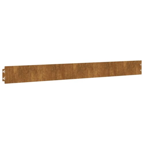 Lawn Edgings 10pcs 10x103cm Flexible Corten steel - Image 6