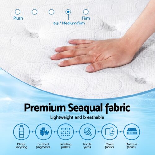 Giselle Bedding 30cm Mattress Gel Foam Pocket Spring King - Image 5