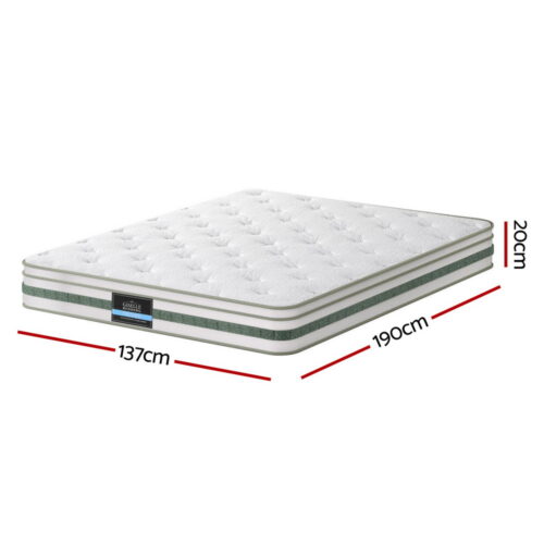 20cm Giselle Mattress Double Green Tea Mattresses - Image 2