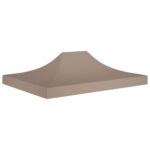 Outdoor Gazebo Event Party Wedding Garden Camping Tent Roof 4.5x3M Taupe 270 g/m²